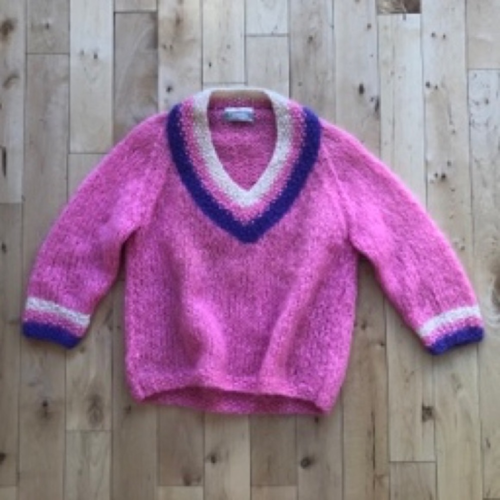 Vintage Pink Mohair Sweater